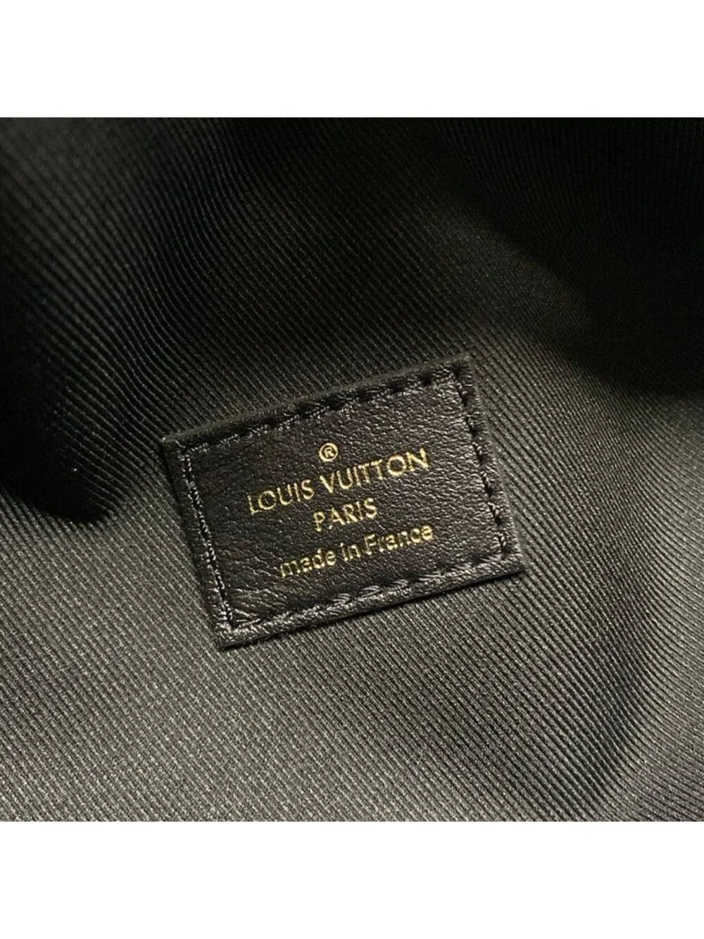 Louis Vuitton Waist Pouch New Wave Bum Bag Noir Leather